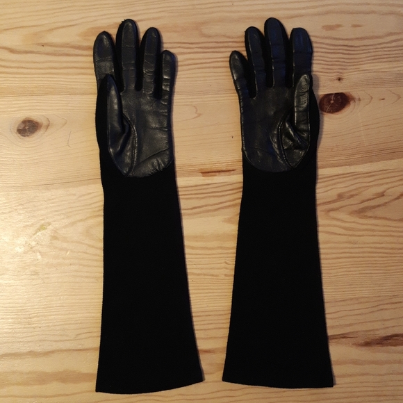 VINTAGE Leather 3/4 Gloves - Picture 1 of 3